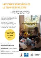 Histoires sensorielles - Le Temps des fleurs
