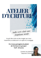 atelier d'écriture